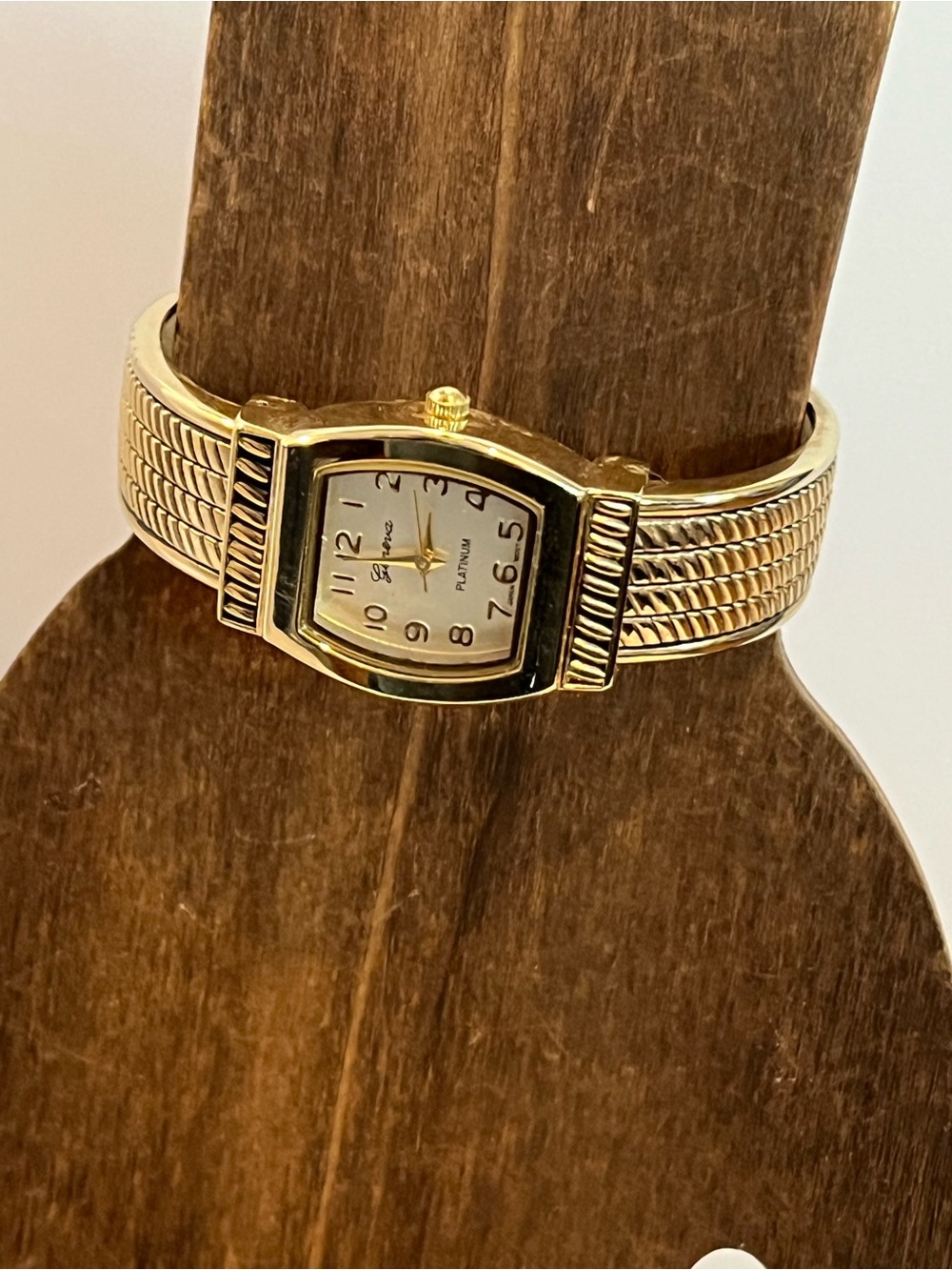 Geneva Platinum Cuff Watch